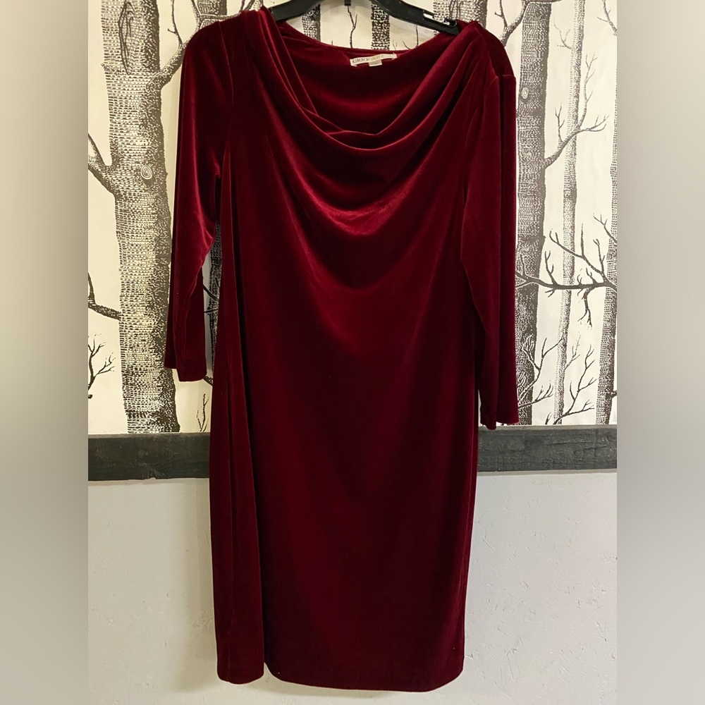 Cleo Cleo red velvet dress